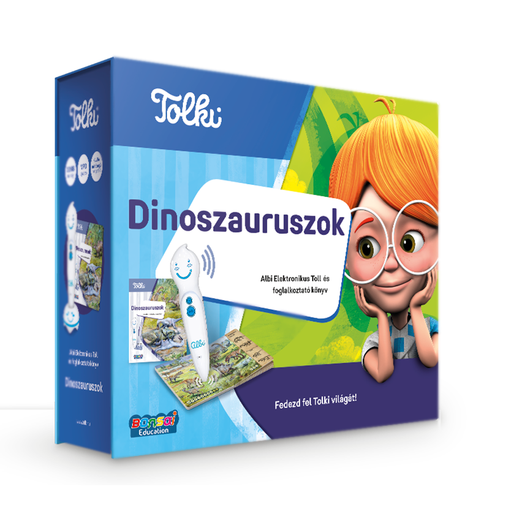 Dinoszauruszok: Tolki hangoskönyv készlet