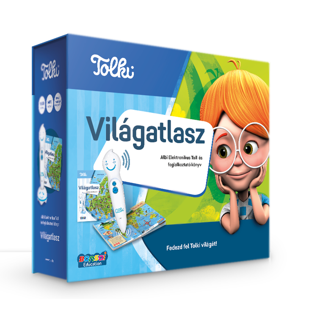 Világatlasz: Tolki hangoskönyv készlet